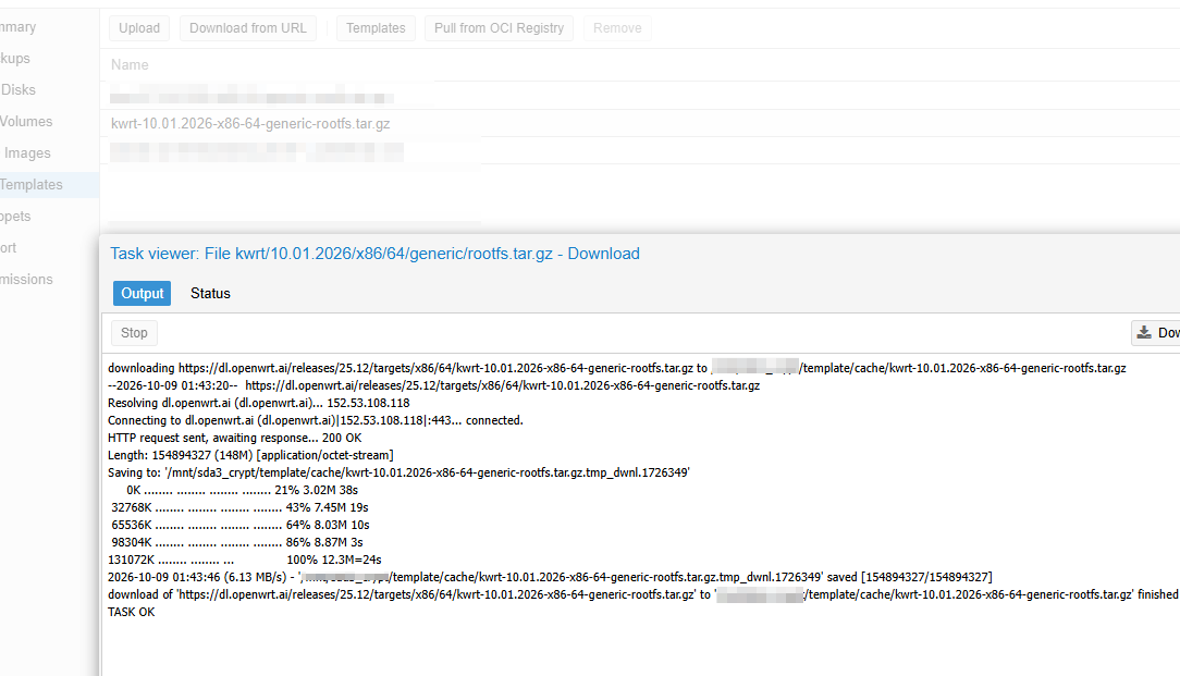 PVE-CT-安装kwrt-rootfs.tar.gz